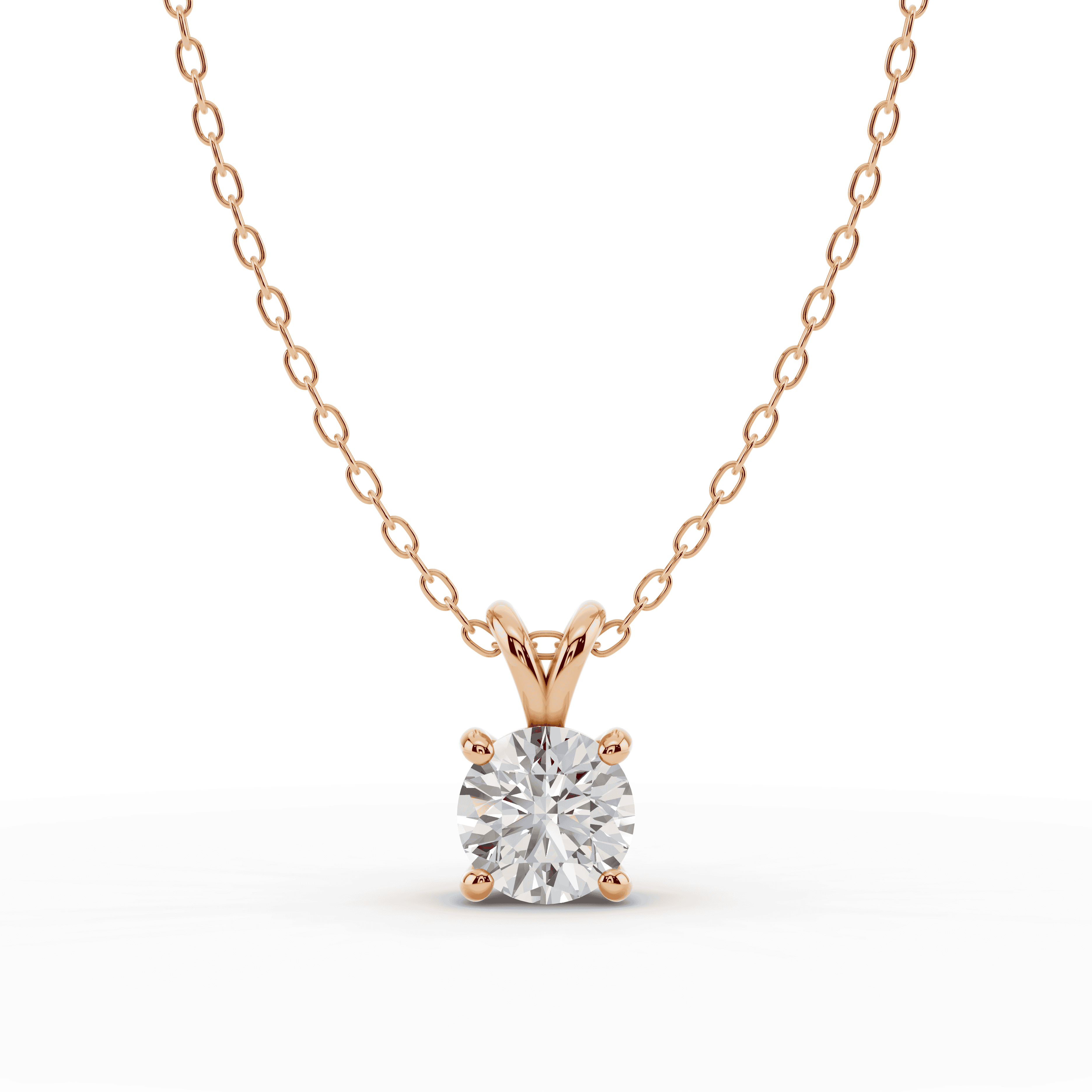 Split Bail Diamond Solitaire Necklace (1.00 ct.)