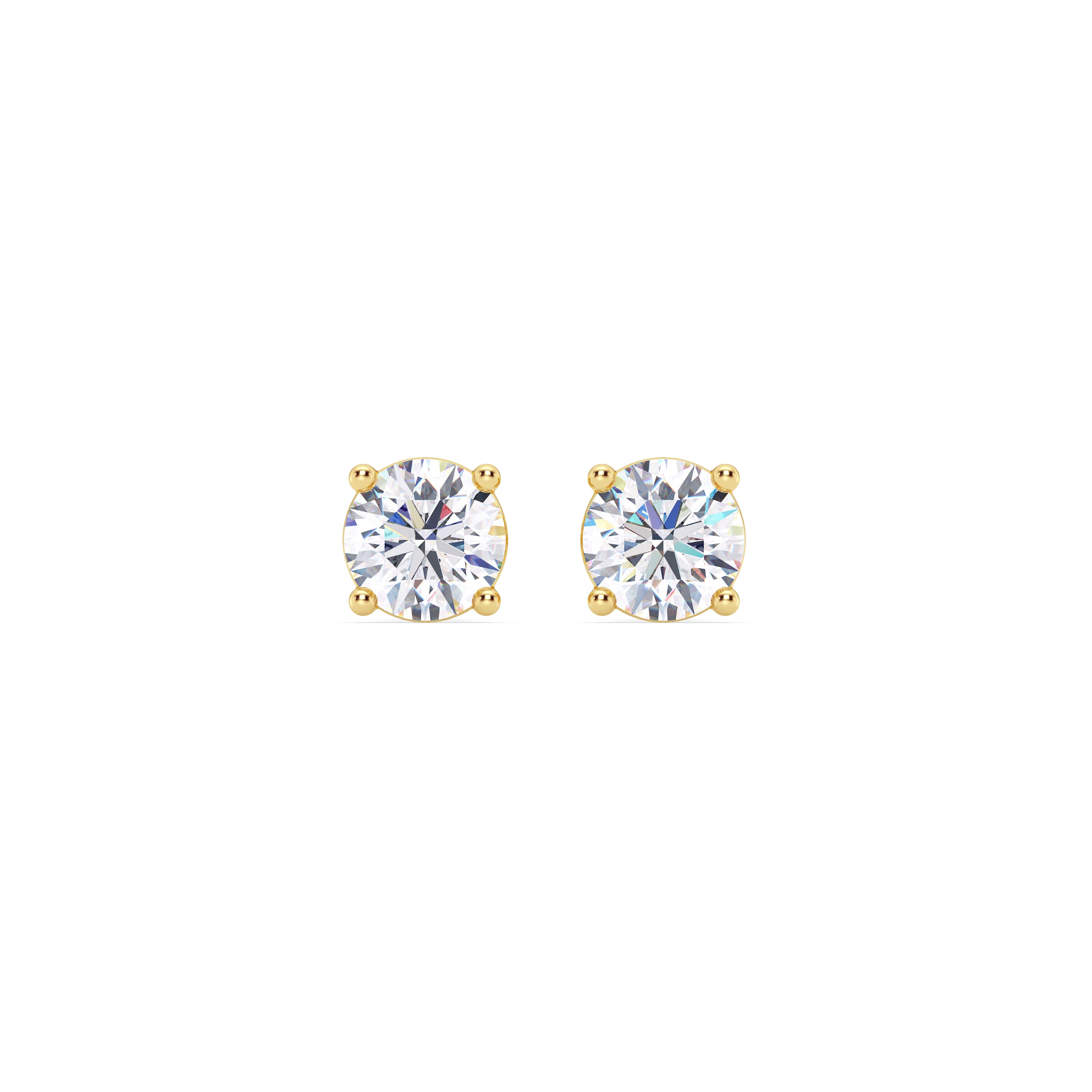 Lab Diamond Stud Screw-Back Earrings (1.00 ct. tw.)