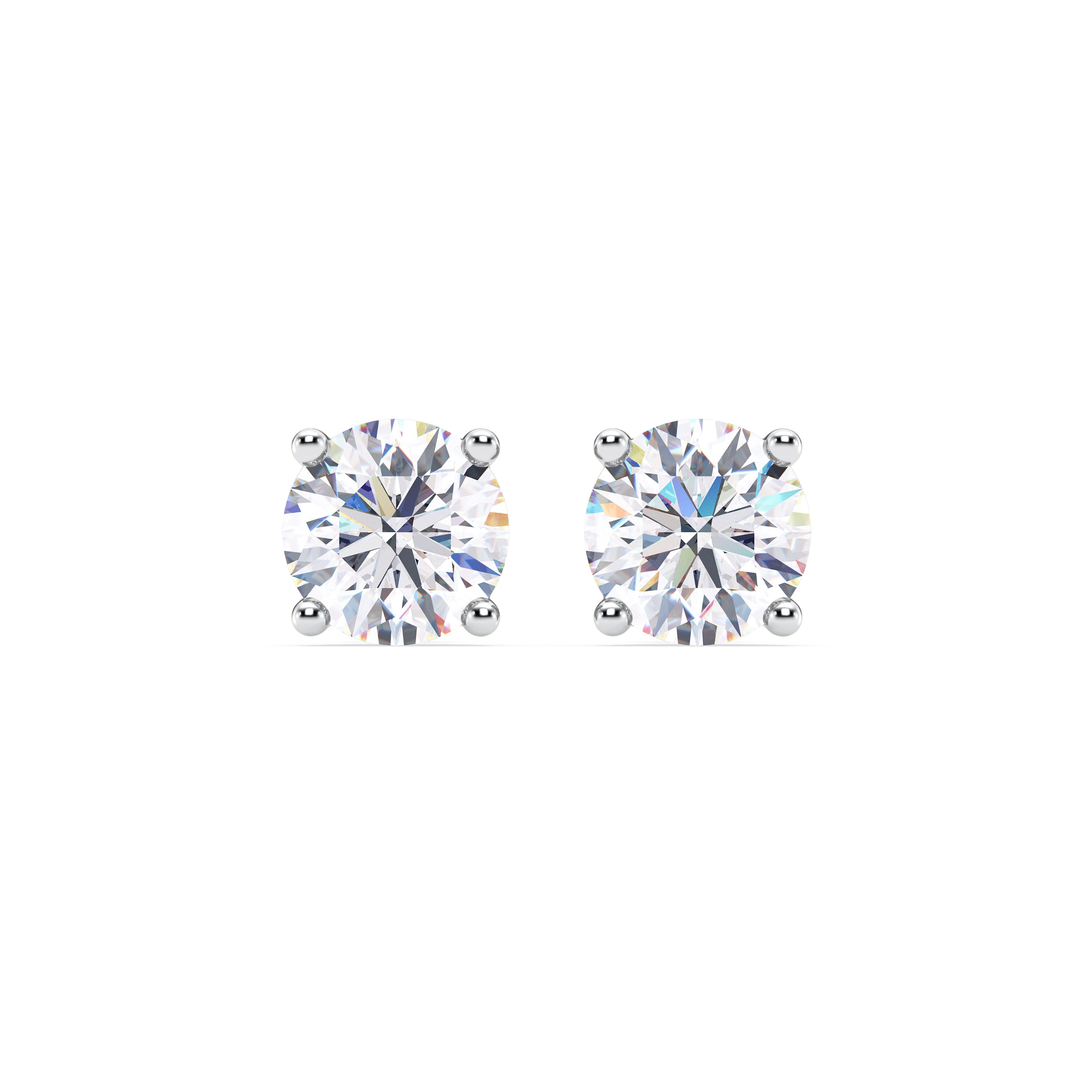 Lab Diamond Stud Screw-Back Earrings (3.00 ct. tw.)