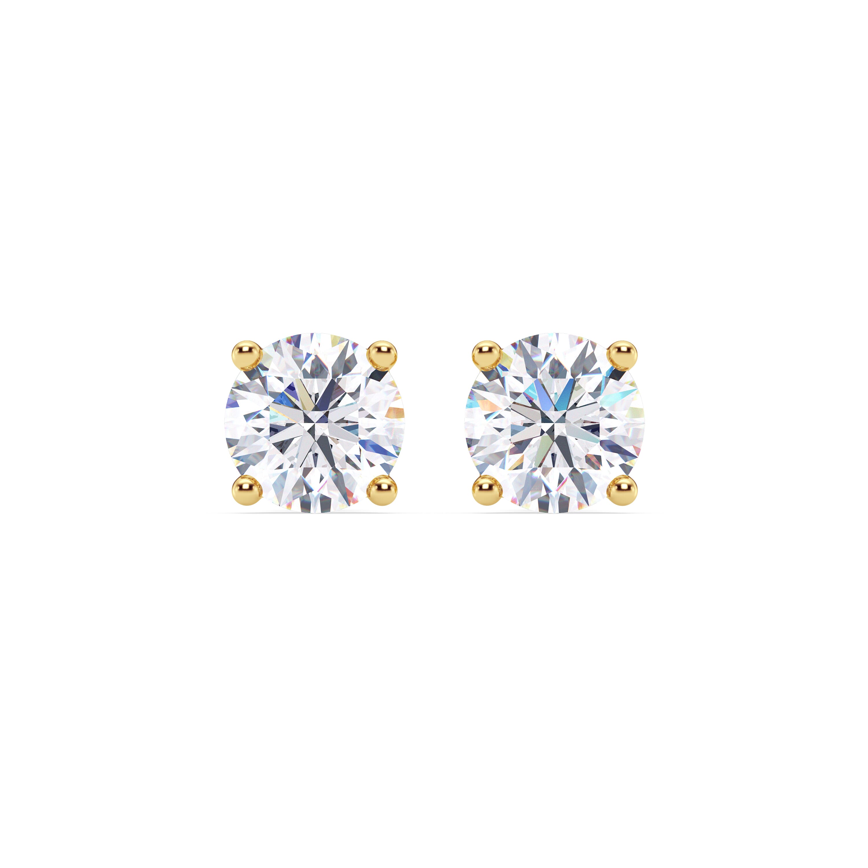 Lab Diamond Stud Screw-Back Earrings (3.00 ct. tw.)