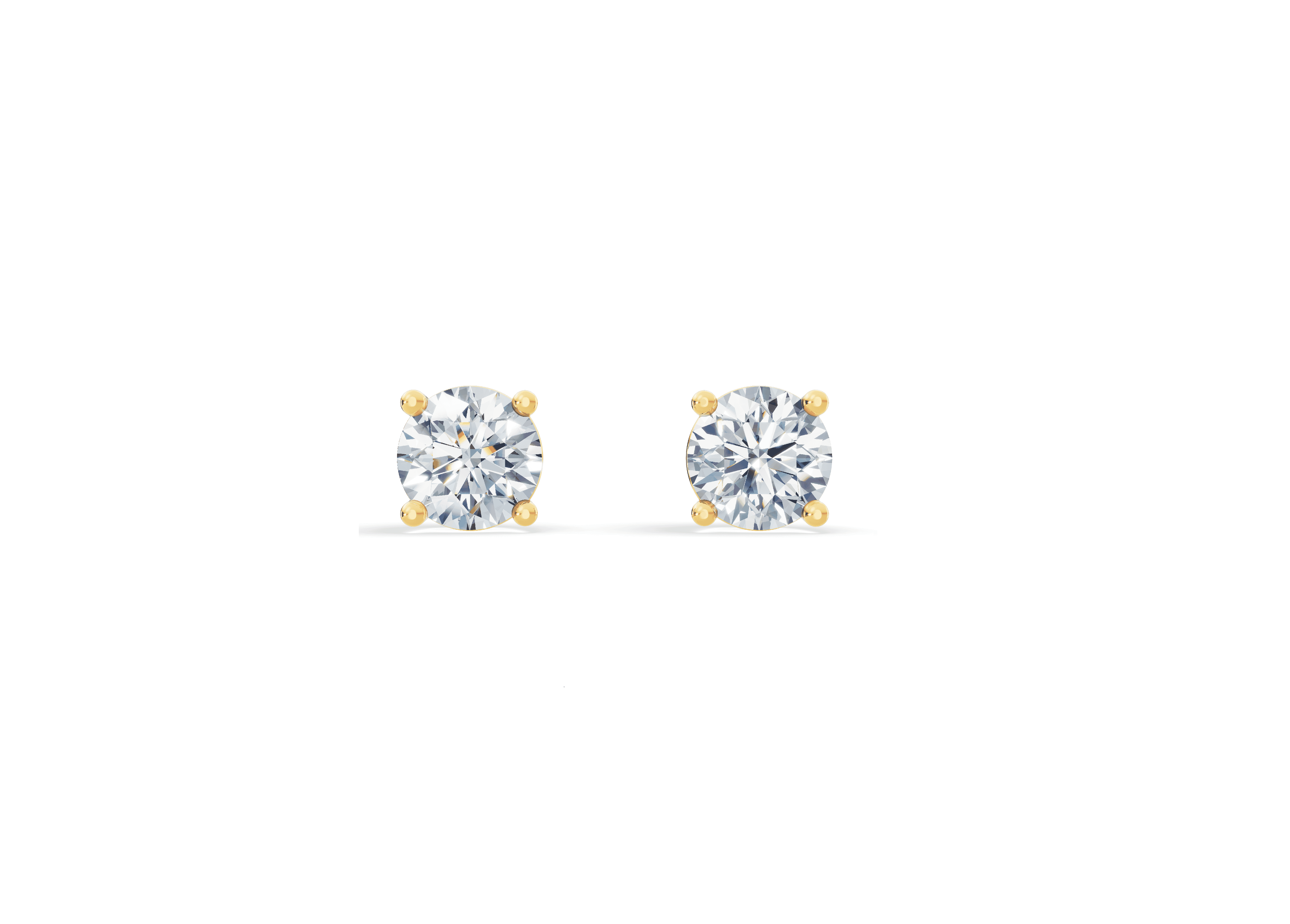 Lab Diamond Guardian Back Earrings (1.00 ct. tw.)