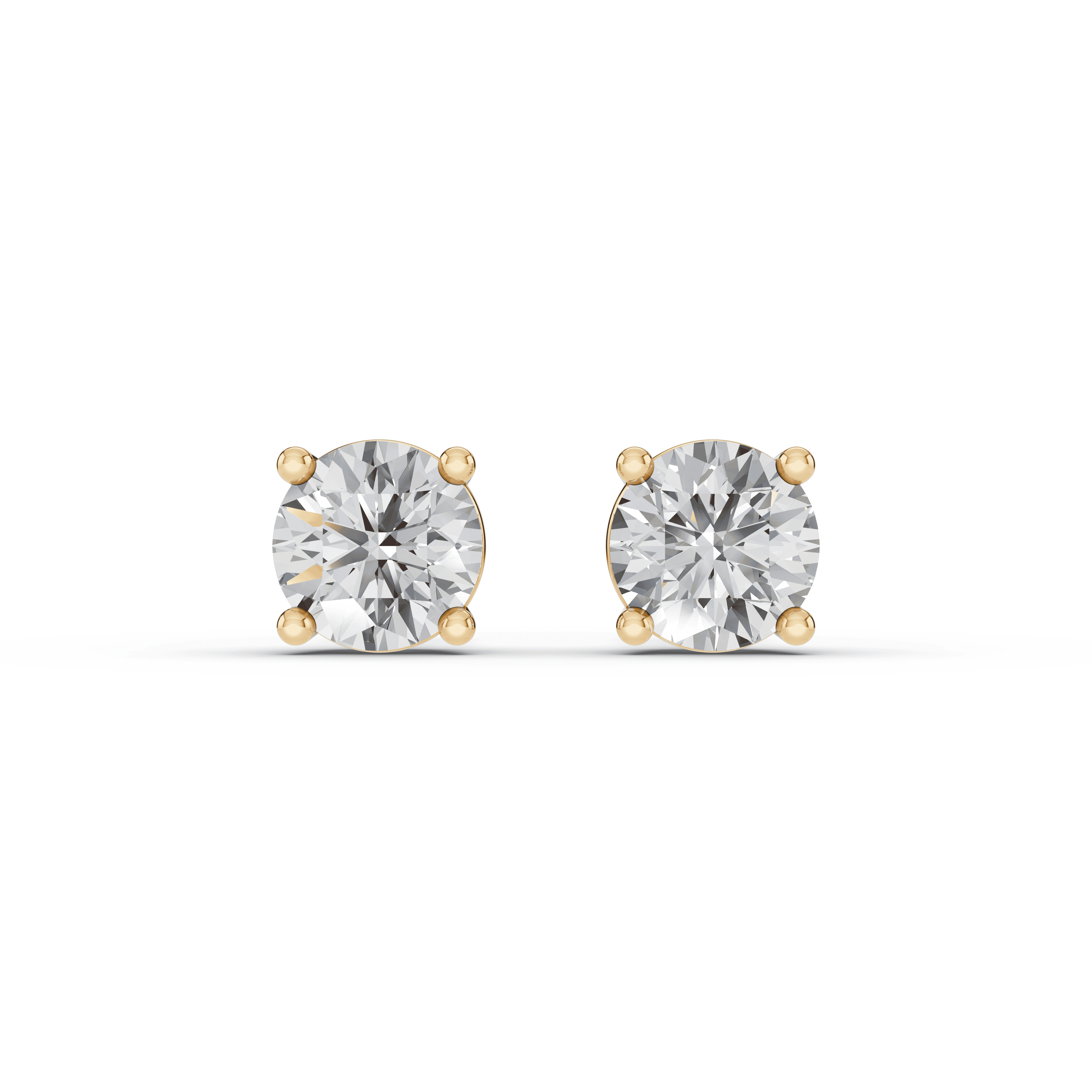 Lab Diamond Guardian Back Earrings (1.5 ct. tw.)