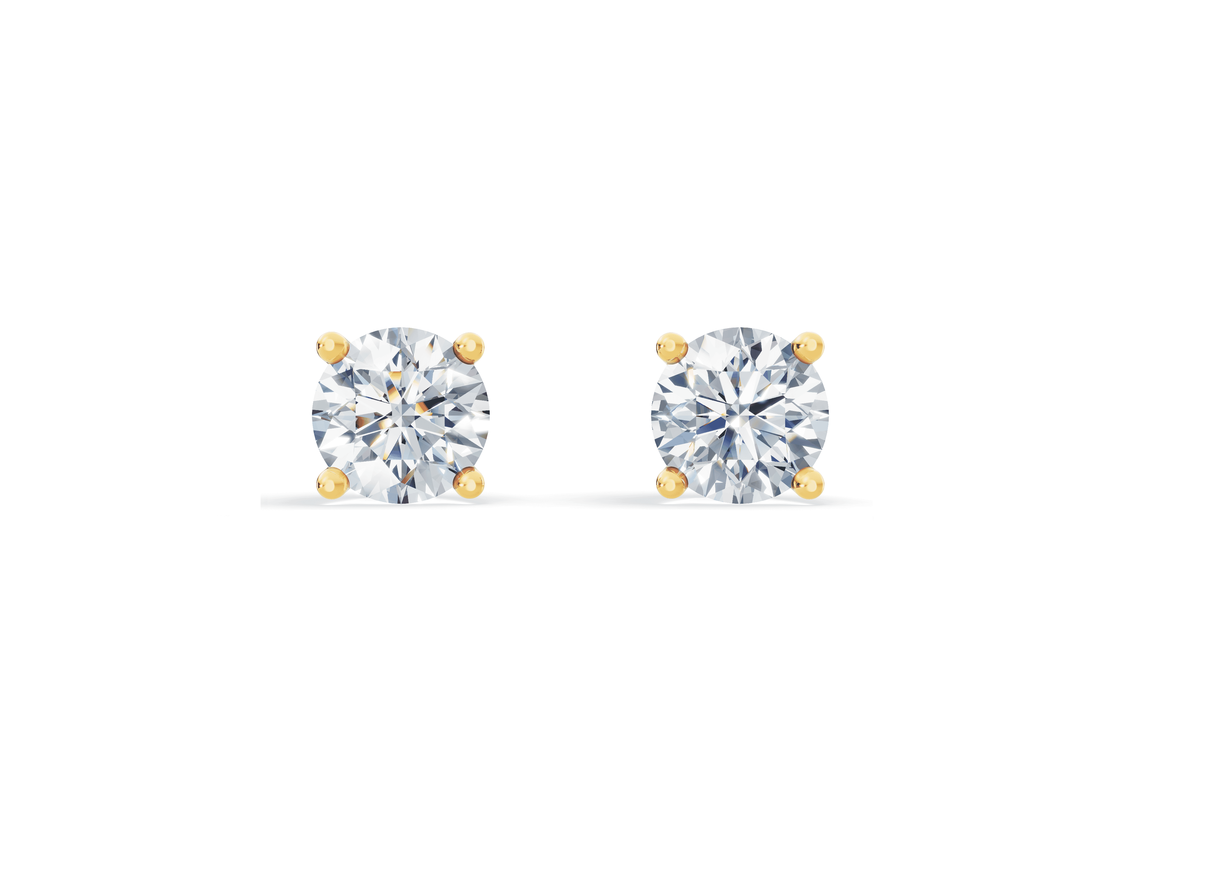 Lab Diamond Guardian Back Earrings (2.00 ct. tw.)