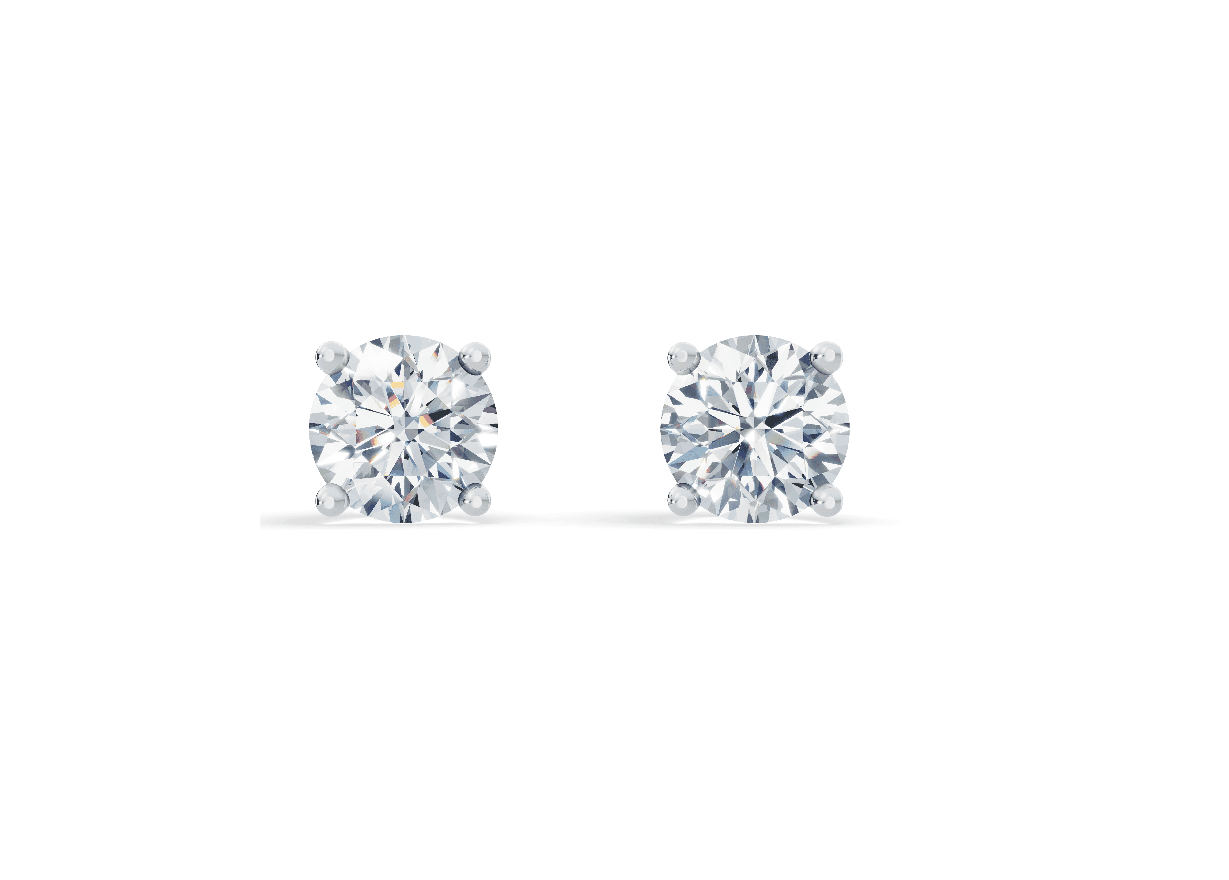 Lab Diamond Guardian Back Earrings (3.00 ct. tw.)