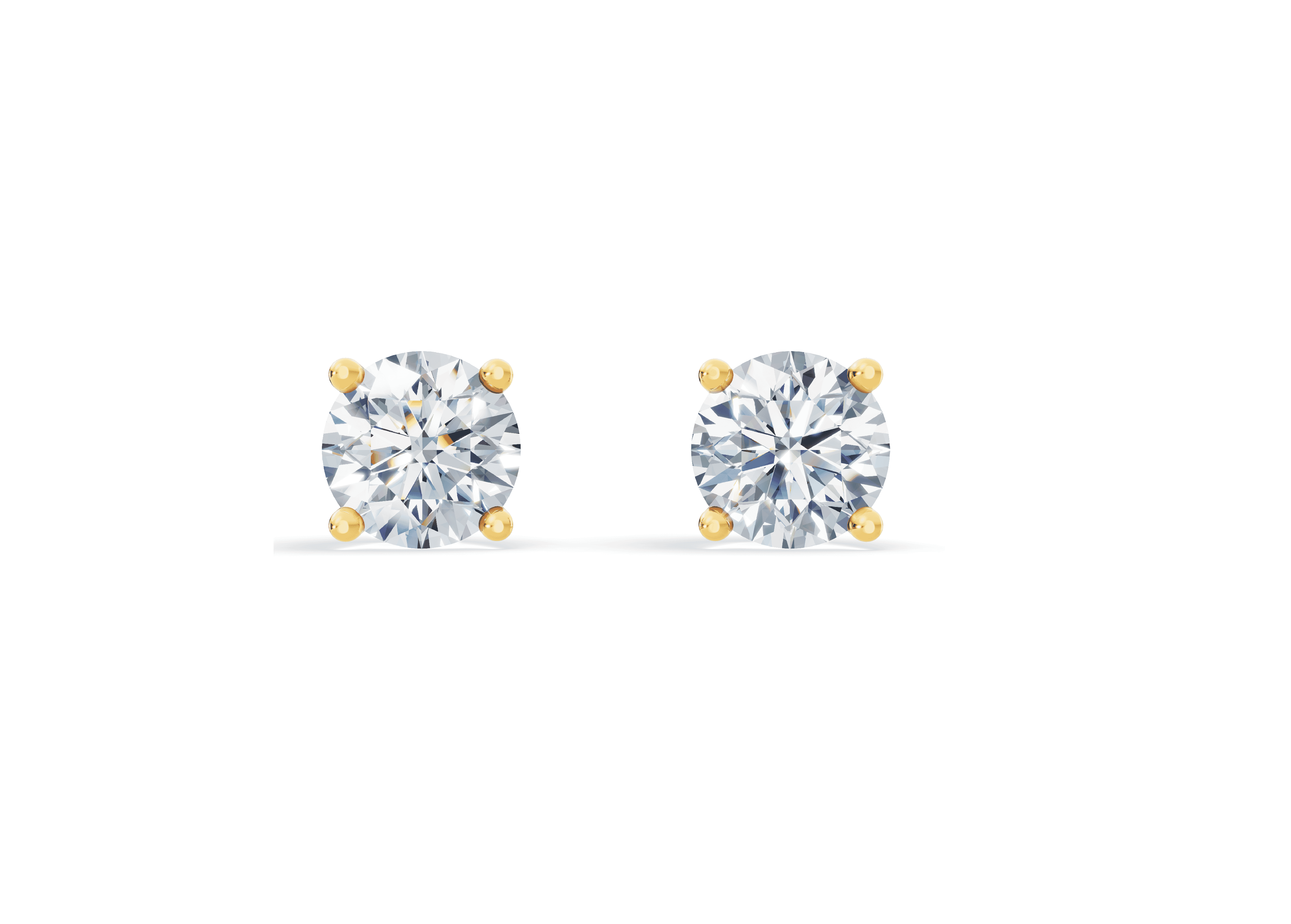 Lab Diamond Guardian Back Earrings (3.00 ct. tw.)