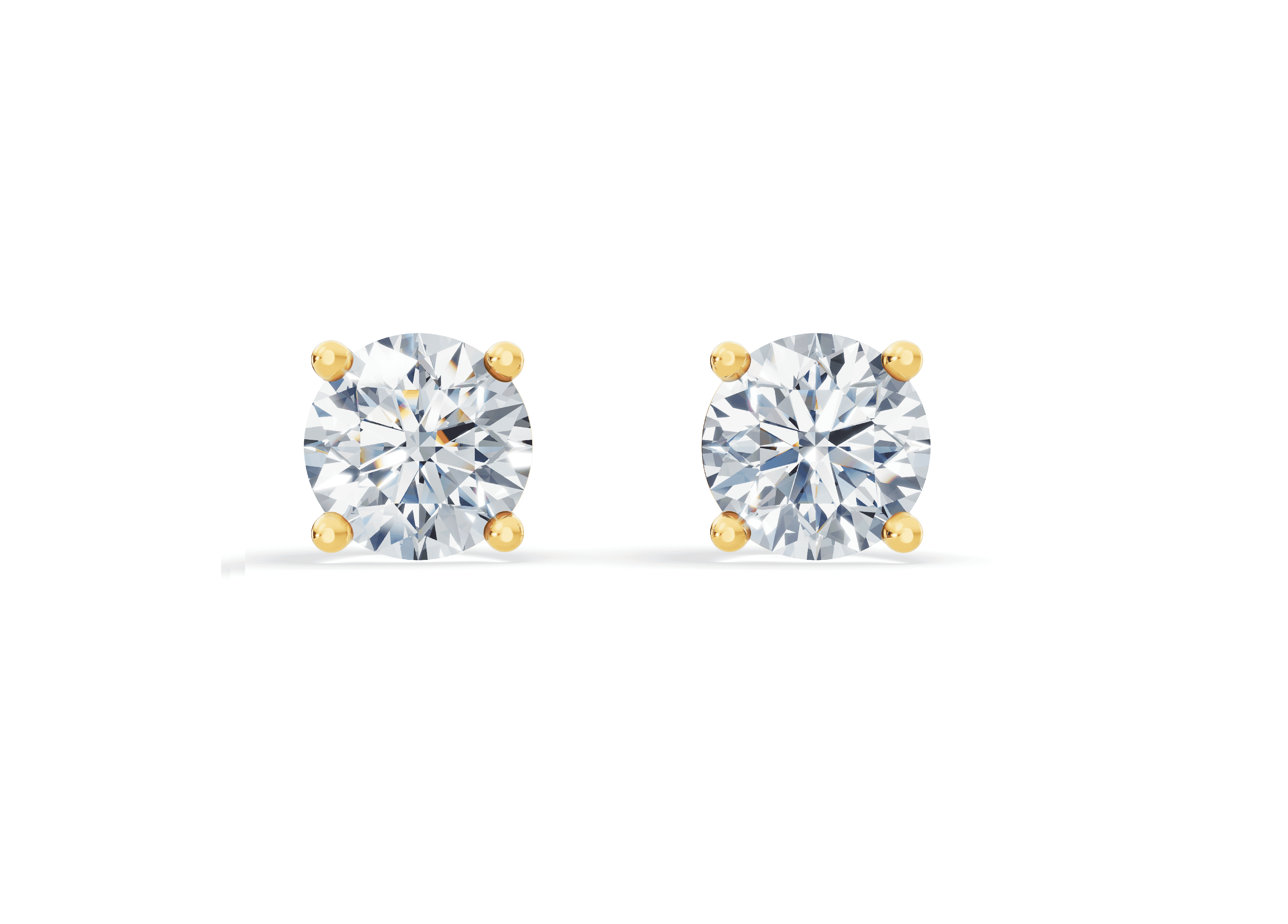 Lab Diamond Guardian Back Earrings (4.00 ct. tw.)