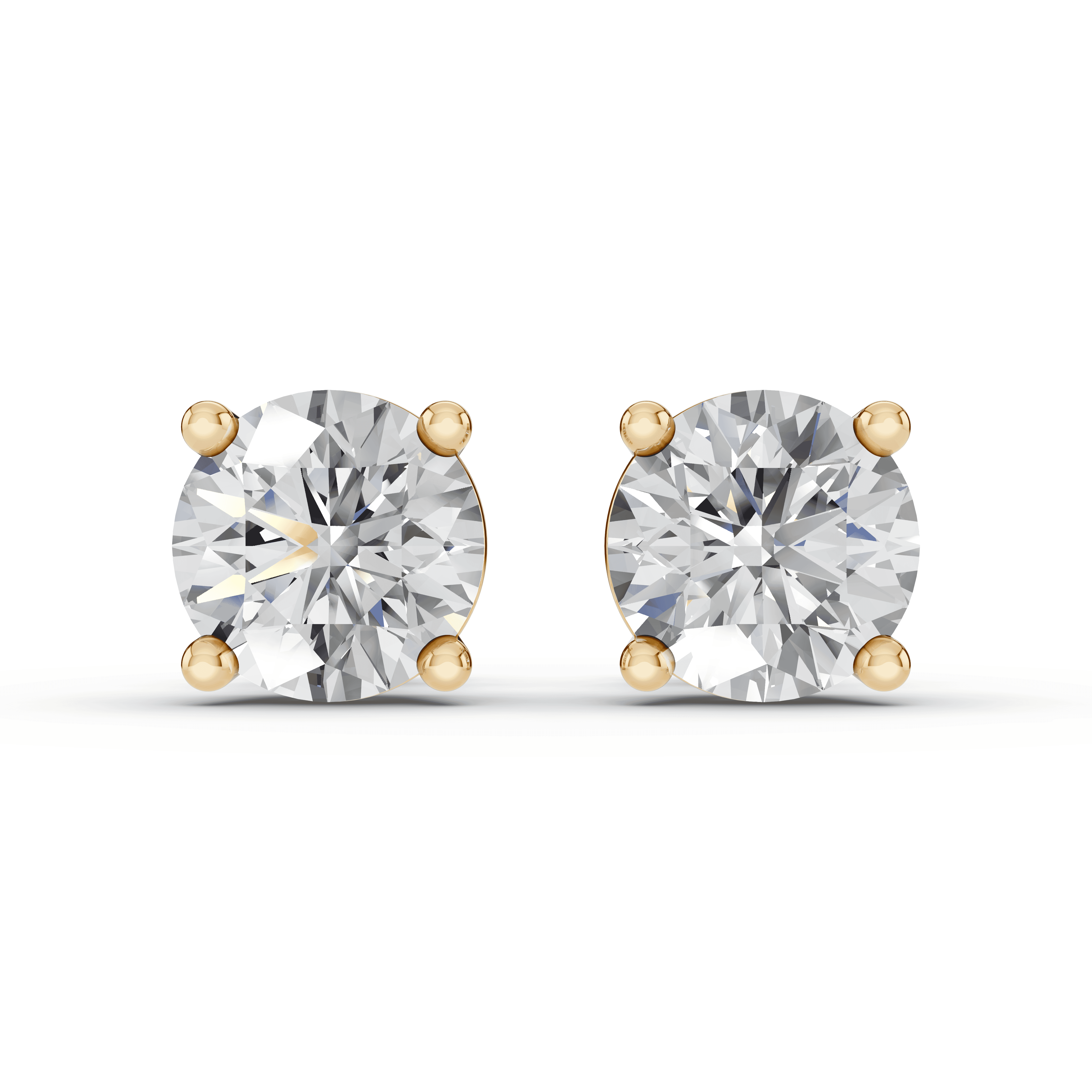 Lab Diamond Guardian Back Earrings (5.00 ct. tw.)